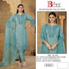 Bilqis B 199 Cotton Slub Embroidery Pakistani Readymade Suits Exporters In India
