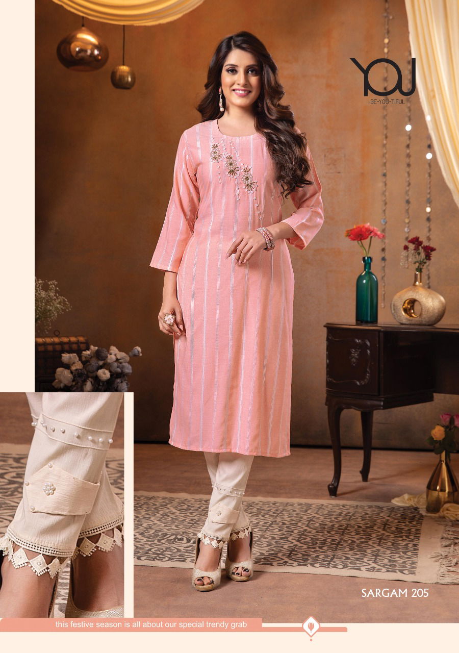 Wanna Sargam 2 Latest Ethnic Wear Viscose Fancy Kurti With Bottom Collection