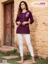 Viana By Tips And Tops Rayon Printed Wholesale Wastern Ladies Top In India