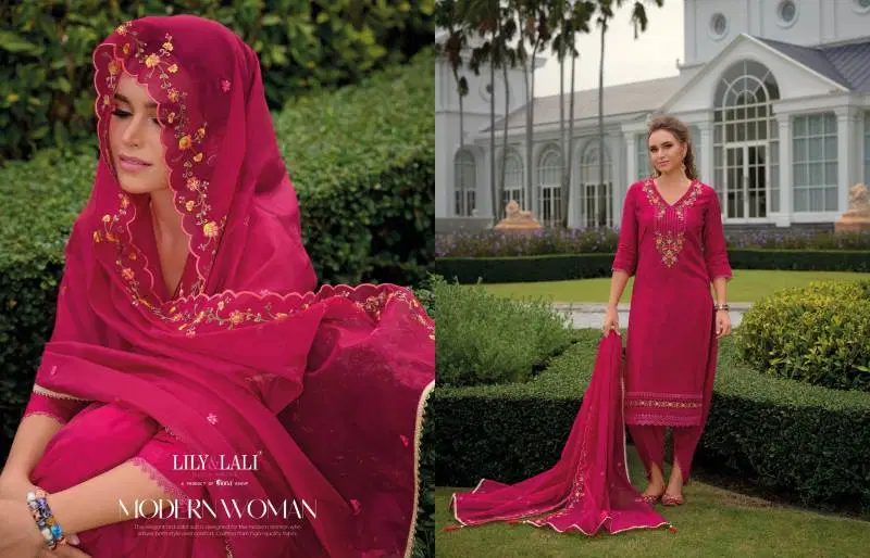 Miraan Vol 3 By Lily Lali Jacquard Readymade Suits Suppliers In India