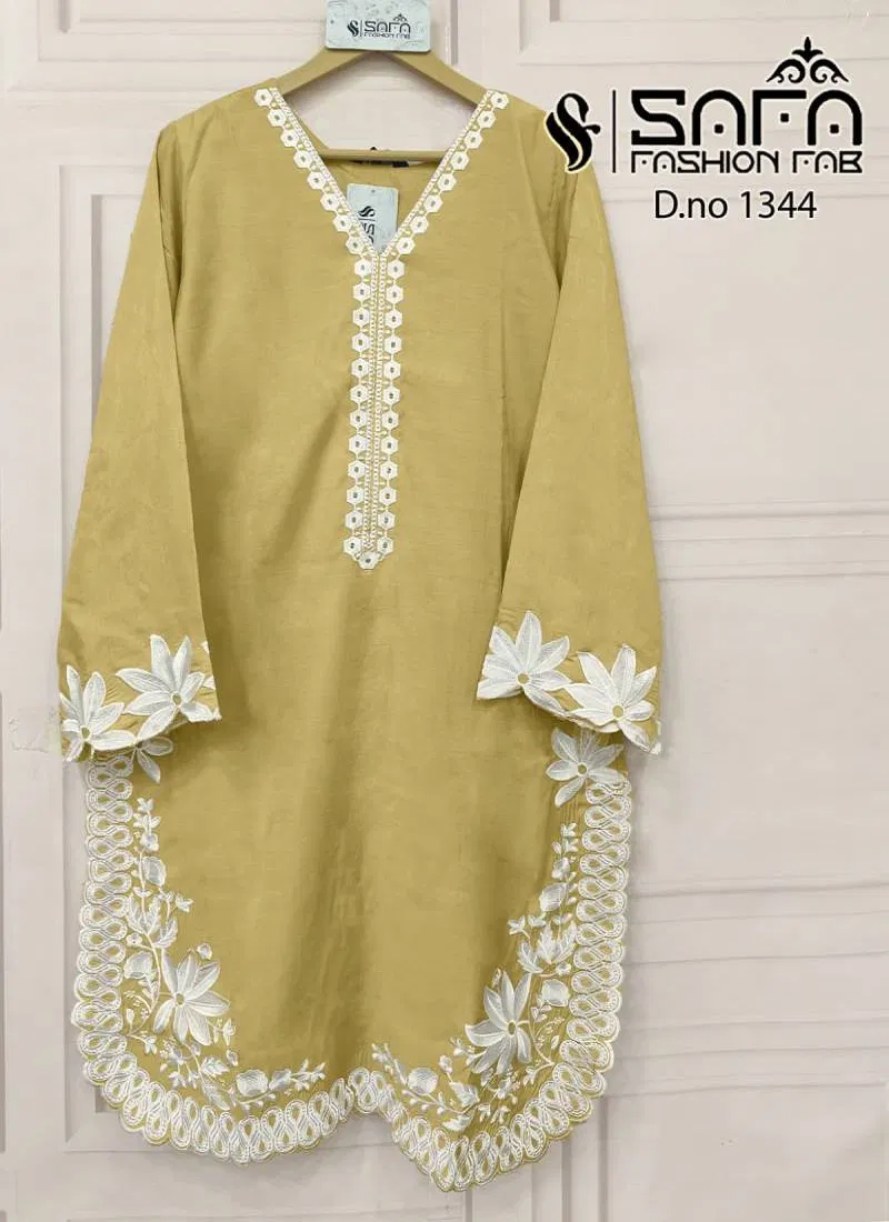 Safa Fashion Fab 1344 Tunic Pakistani Ready Made Suit Bulk Orders In India