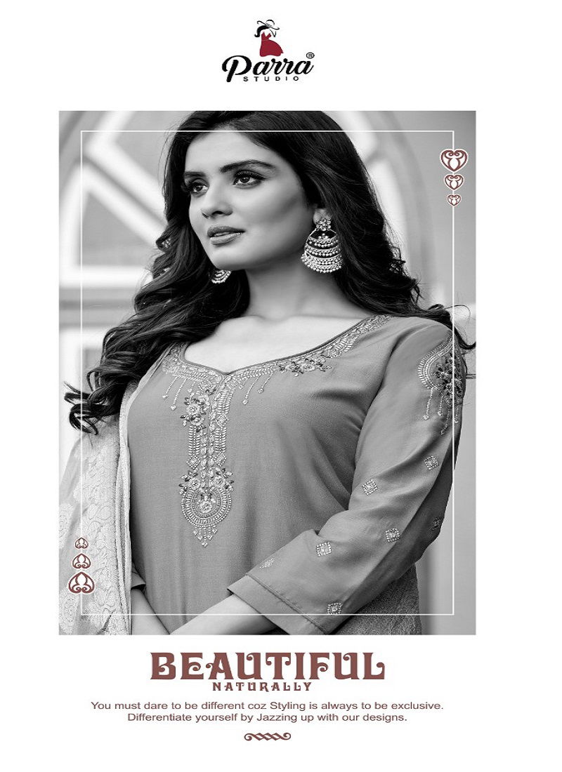 PARRA LIHAAZ Latest Heaavy Festive wear Fancy Designer Cinon With Embroidery Work And Hand Diamond Readymade Salwar Suit Collection