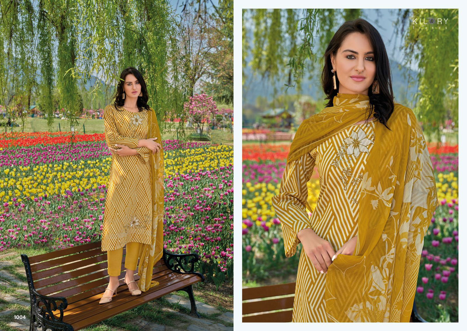 Elnaz Vol 2 By Kilory Embroidery Pure Lwan Cotton Salwar Kameez Wholesale In Delhi