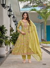 Anarkali Vol 7 By Radhika Rayon Wholesale Anarkali Kurti With Bottom Dupatta In India
