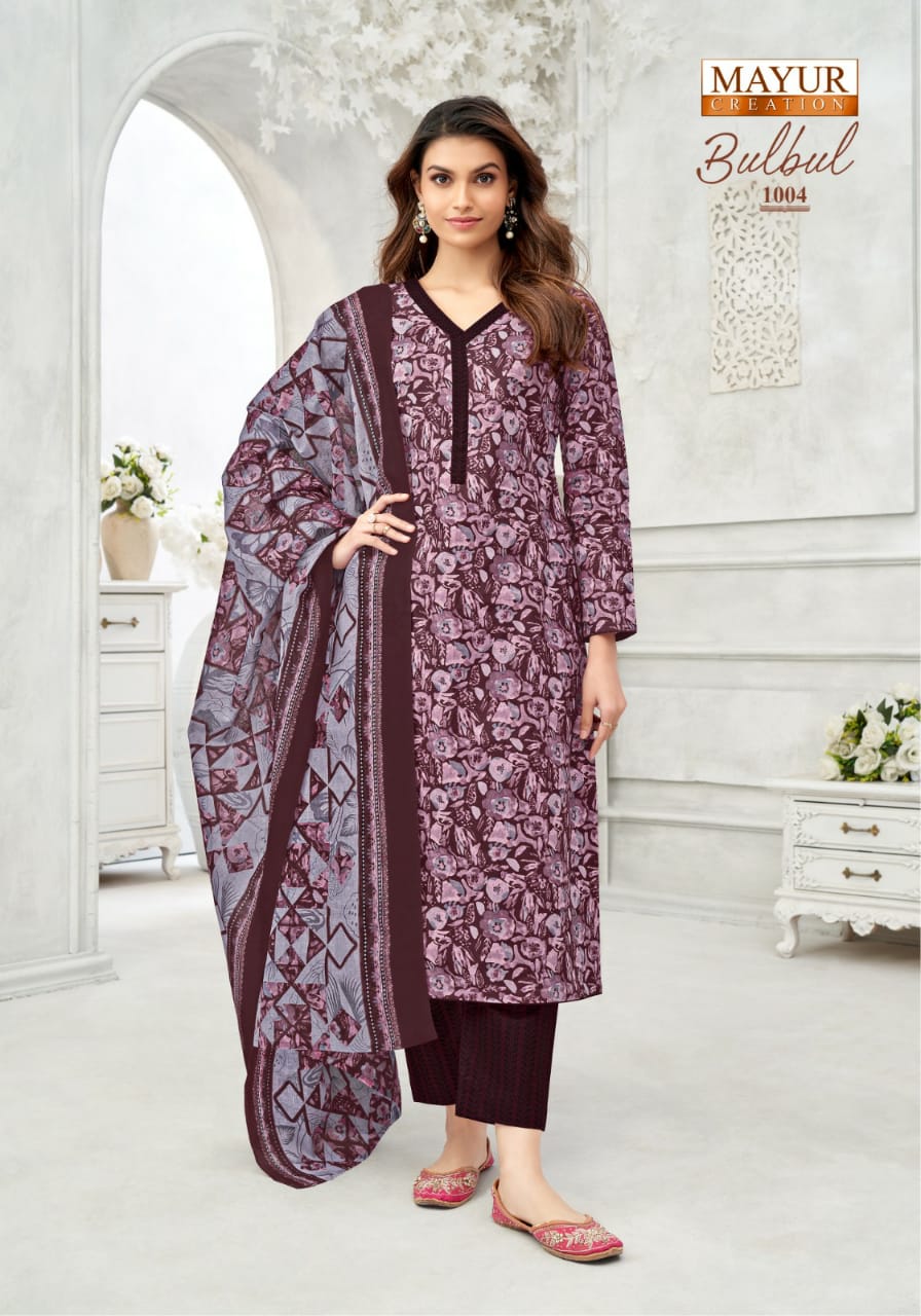 Bulbul Vol 1 By Mayur Cotton Dress Material Wholesale Price