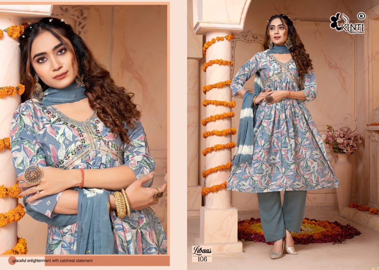 Libaas By Kinti Kurti WIth Bottom With Dupatta Catalog