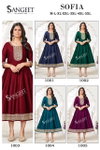 Sofia By Sangeet ichitra Blooming Silk Wholesale Anarkali Kurtis In India
