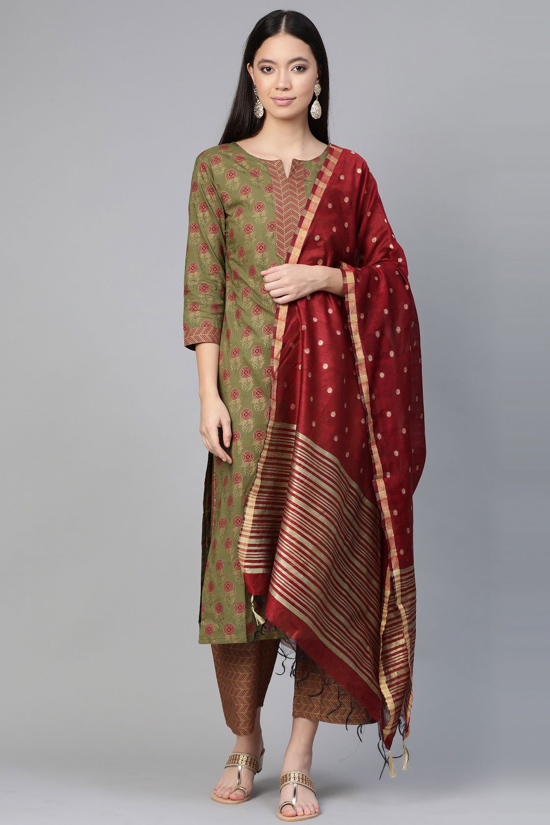 Era Pankh 5 Casual Fancy Regular Wear Ready Made Cotton Plazzo Suit Collection