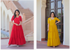 KA 1173 Faux Blooming Premium Designer Gown Suppliers In India