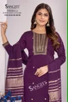 Vedika Vol 2 By Sangeet Roman Silk Kurti With Bottom Dupatta
