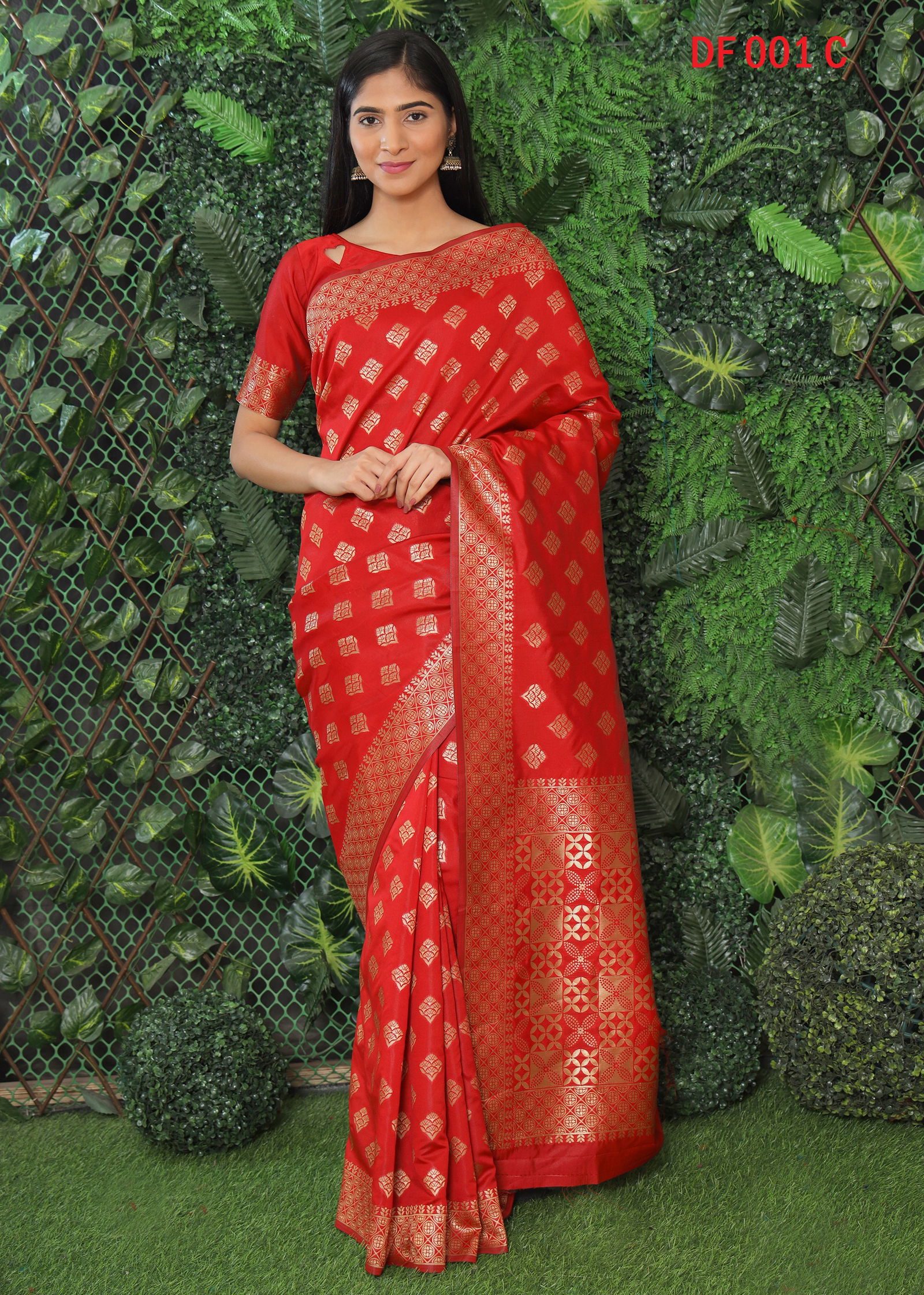 New Arrival Df 1 Lichi Latest Fancy festive Wear Heavy Silk Saree Collection