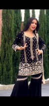 Code 442 Faux Georgette Bulk Sharara Suits Orderes in India