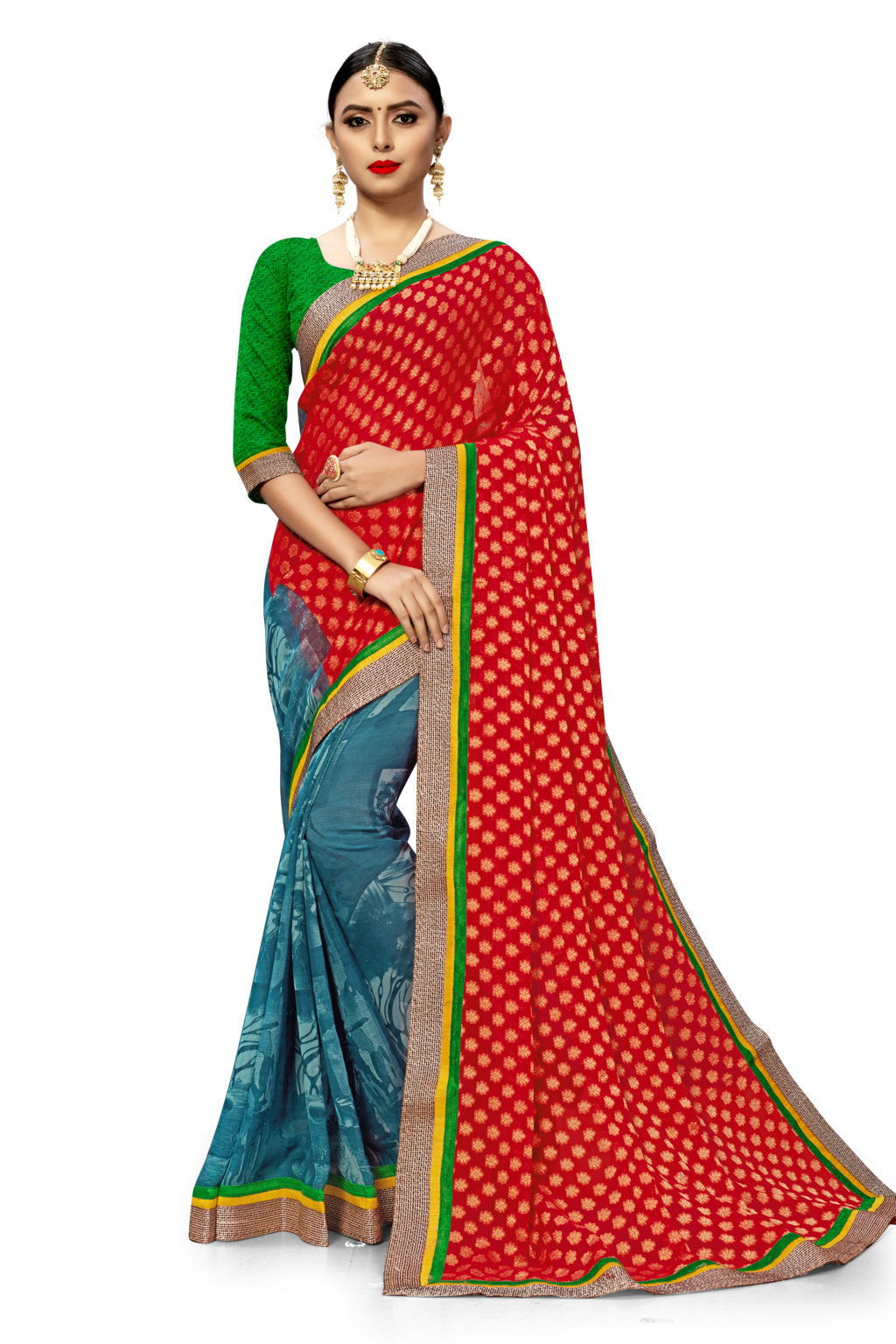 Sangam Daisy Latest Designer Festival Casual Wear Fancy Georgette saree collection
