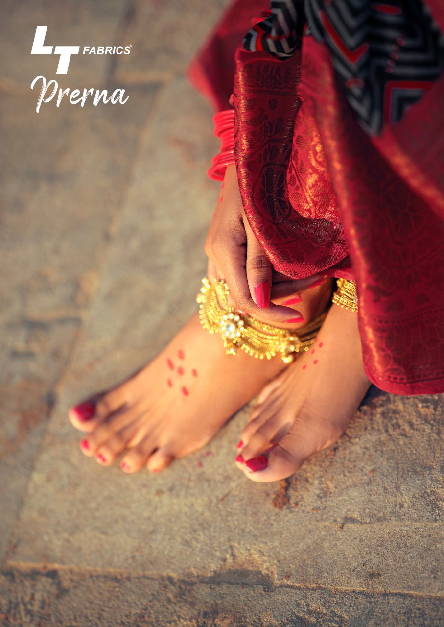 Lt Prerna Fancy Designer Festive Wear Heavy Printed Cotton Silk Sarees Latest Collection
