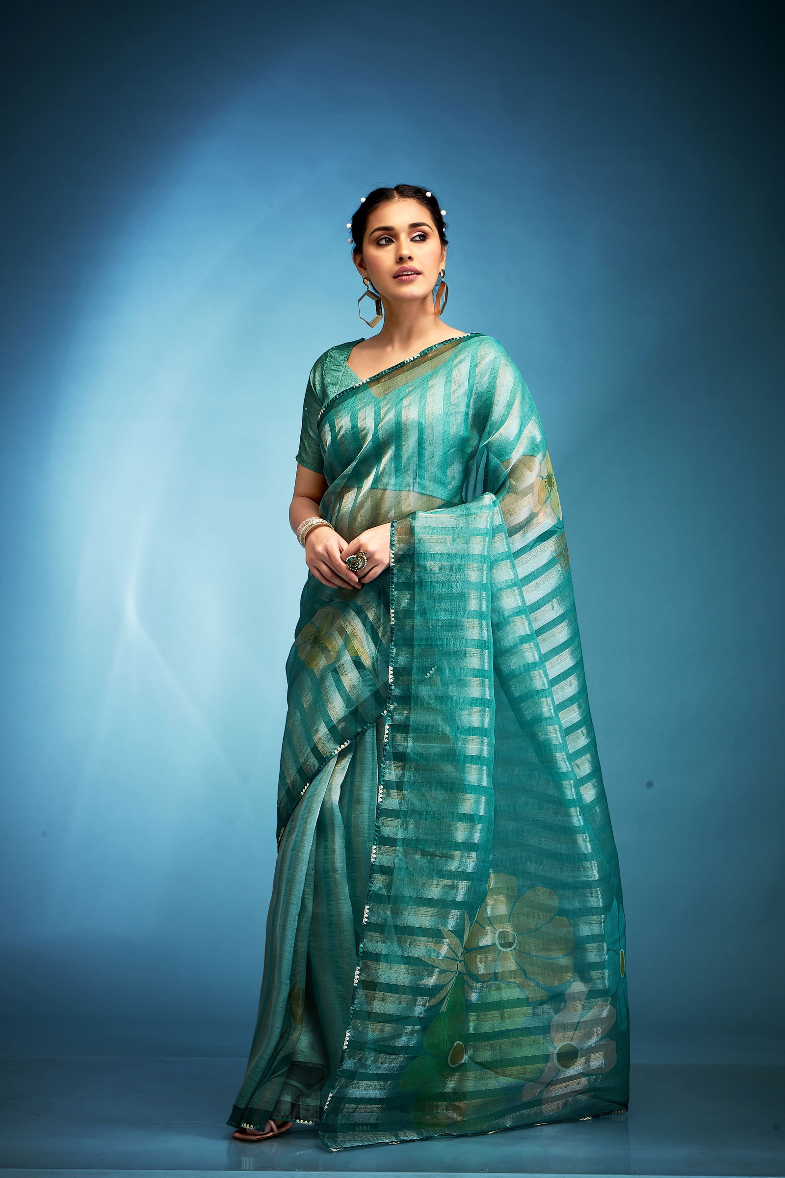 Klanjali By Kala Jamun Tissue Silk Designer Saree Exporters In India