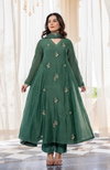 Dhruvi 368 Green Designer Silk Kurti Set Collection Wholesale Clothing Distributors In India