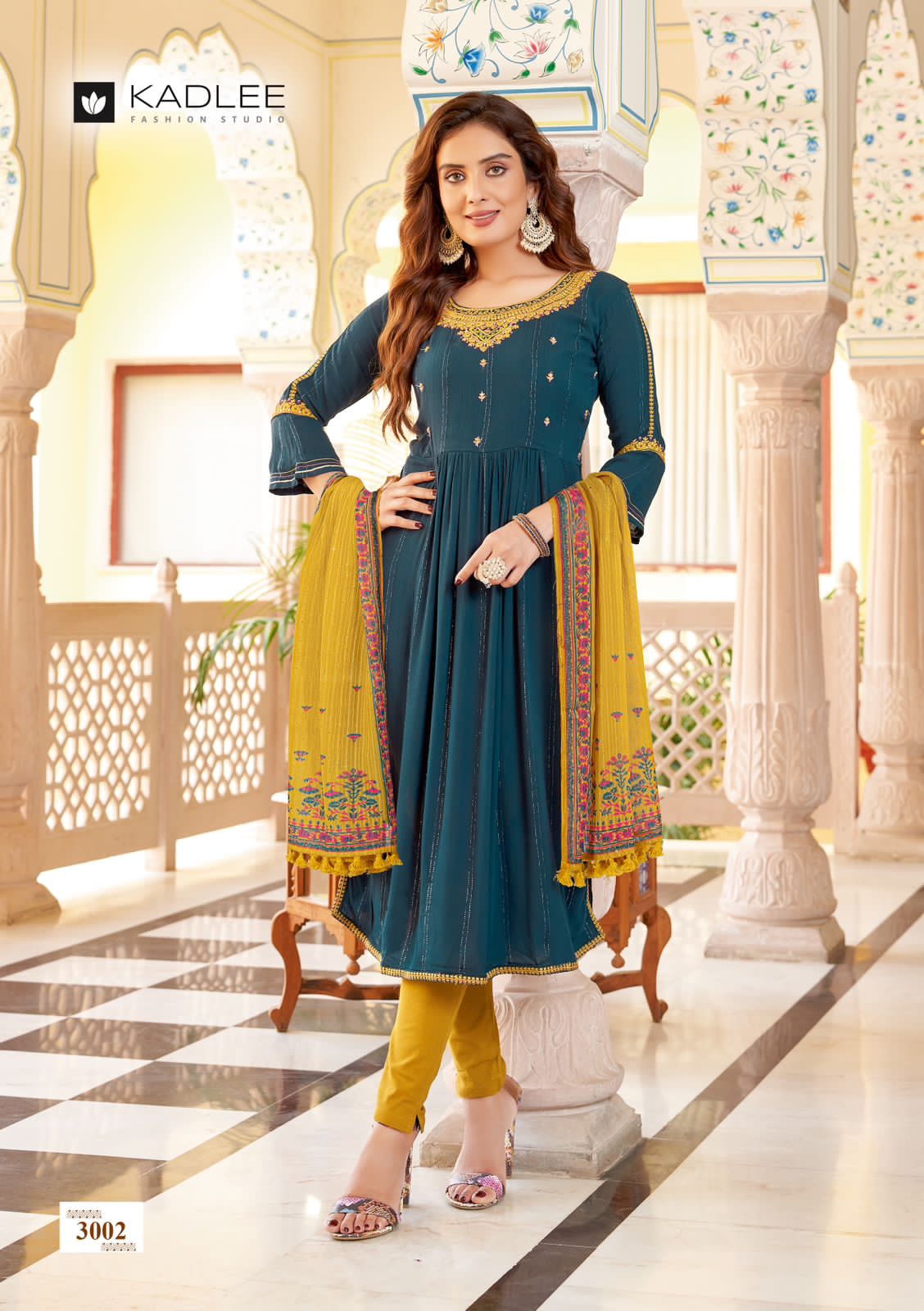 Sangam By Kadlee Designer Rayon Readymade Suits Catalog