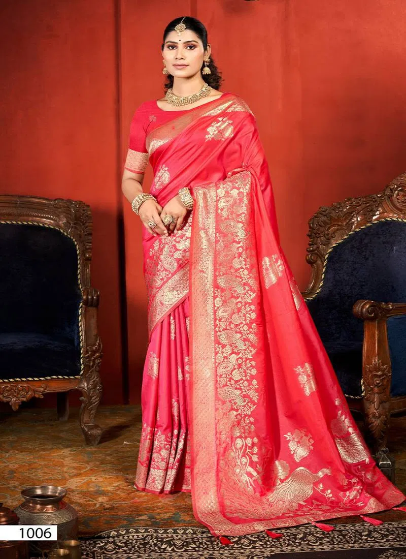 Vaamika Silk Saroski Vol 1 By Saroj Wedding Wear Silk Saree Wholesalers In Delhi