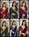 Aab Star Georgette Stylish Embroidered Georgette Saree Online Wholesale
