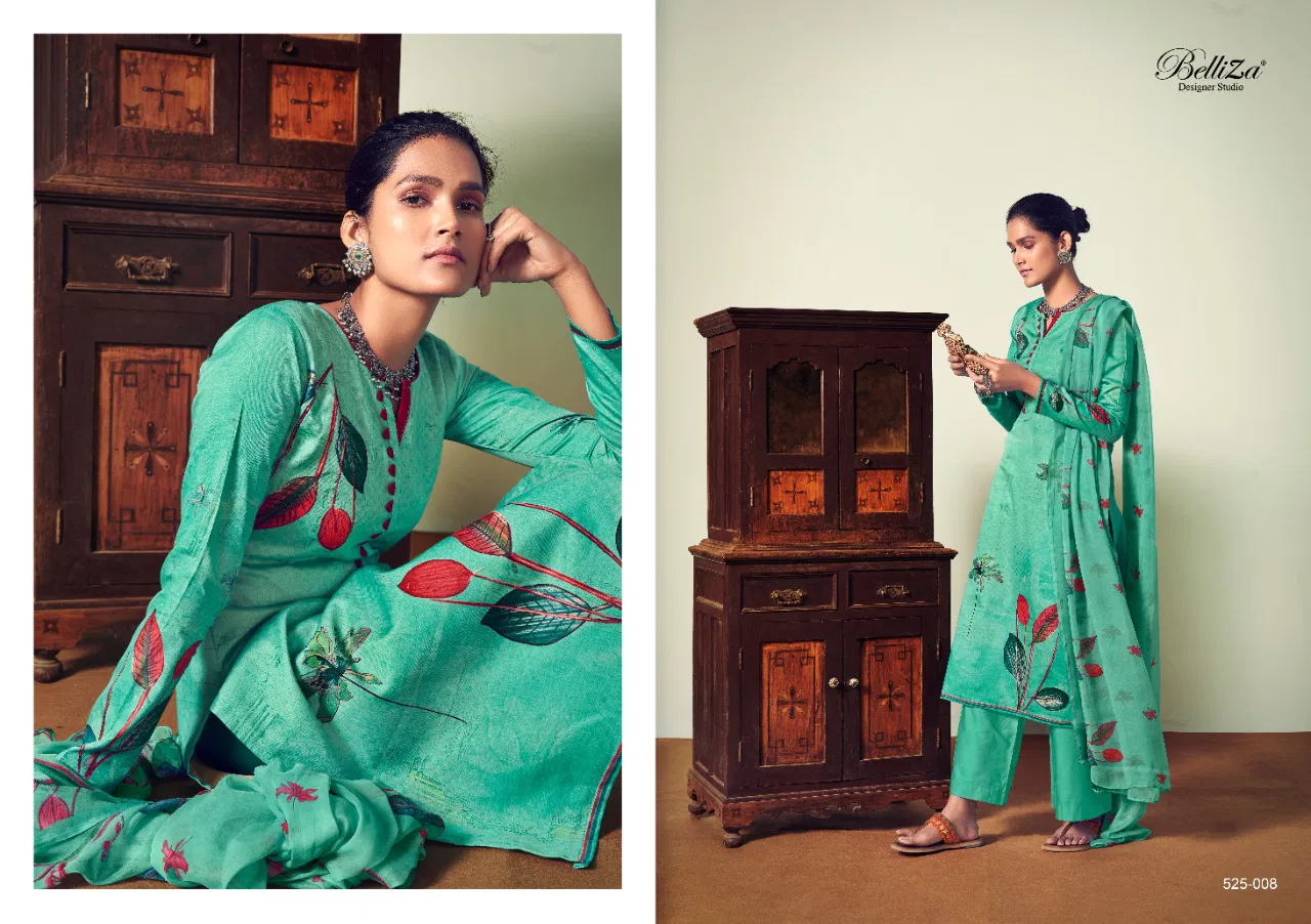 Belliza Muskaan Latest Fancy Casual Wear jam cotton Digital Printed Designer Dress Material Collection

