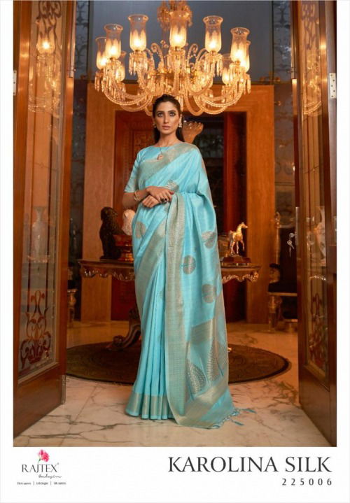 Rajtex Karolina Silk Heavy Designer Festive Wear Handloom Latest Saree Collection
