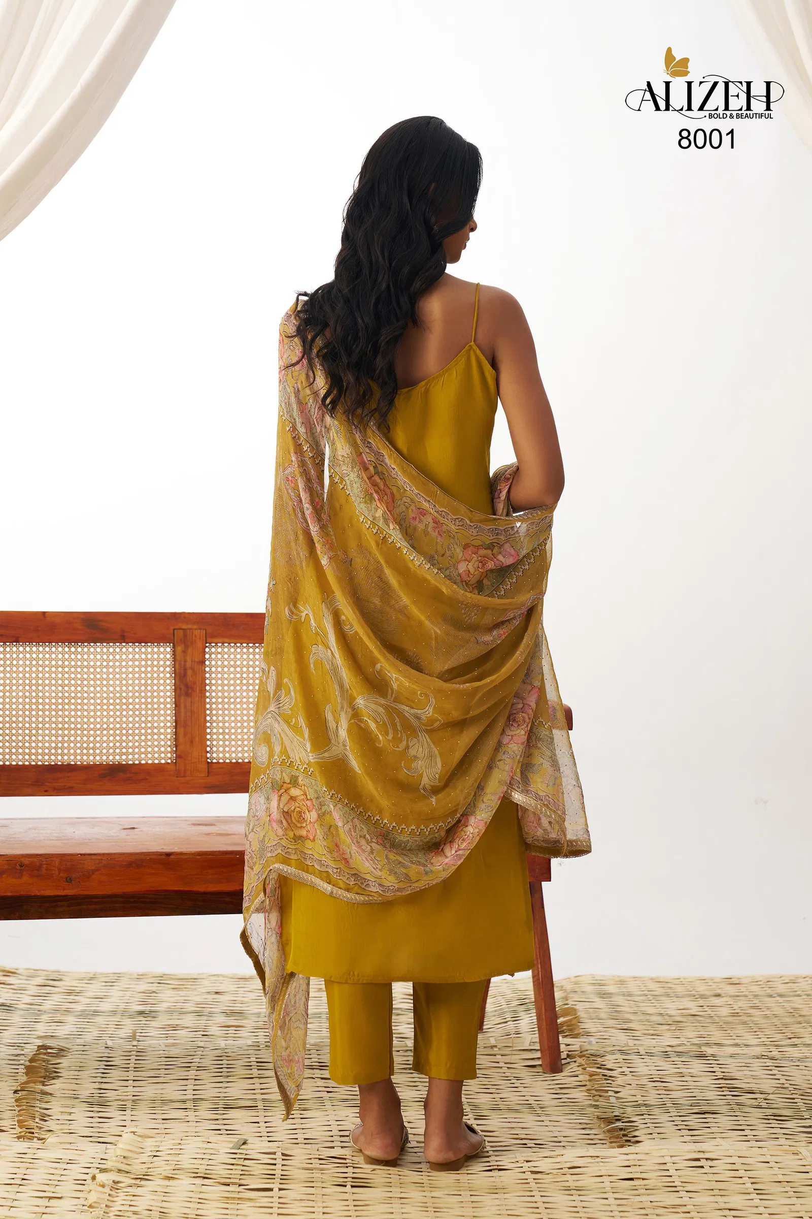 Swara By Alizeh Organza Designer Kurti With Bottom Dupatta Suppliers In India