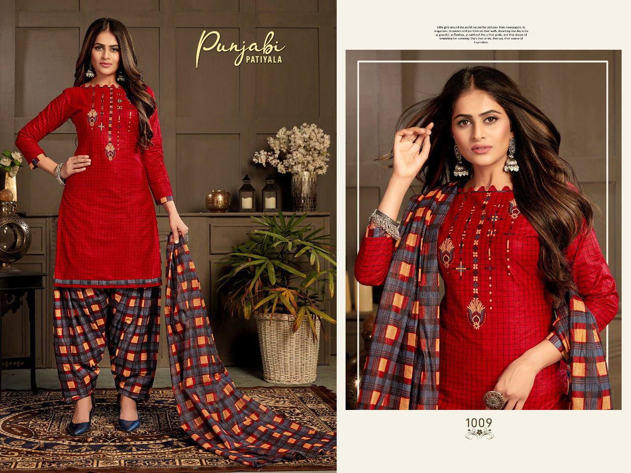 Ganesha Punjabi Patiyala 1 Latest Collection Of Ready Made Daily Wear Printed Cotton Salwar Kameez 