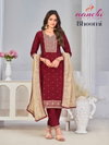 Bhoomi By Aanchi Vichitra Silk Kurti With Bottom Dupatta Orders In India