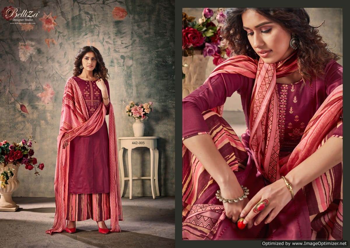 Belliza Nazar E Patiala 4 Latest Designer Pure Jam Cotton With Kashmiri Embroidery Work Nazneen Dupatta 