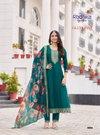 Gulmahor Vol 5 By Radhika Roman Silk Embroidered Readymade Suits Wholesale Market Surat