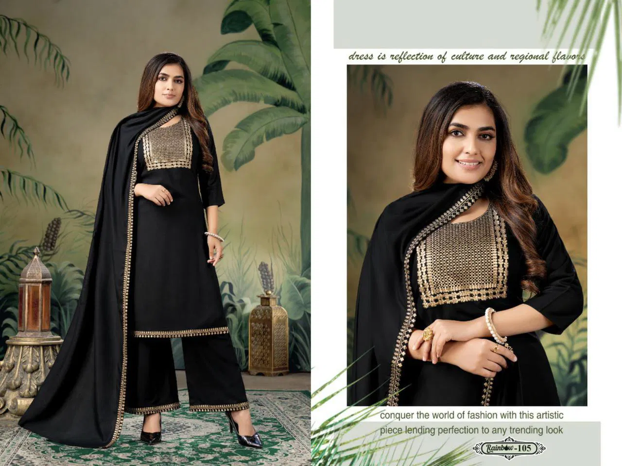 Beauty Queen Rainbow Ethnic Wear Rayon Fancy Ready Made Collection