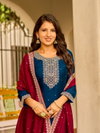 Meera By Aanchi Vichitra Silk Kurti With Bottom Dupatta Wholesale Price In Surat