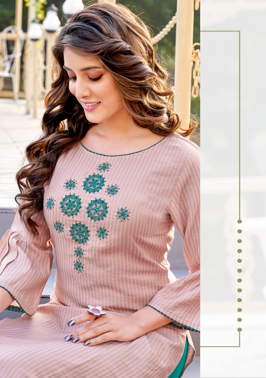 Wooglee Flora Fancy Designer Party Wear Designer Kurti Collection