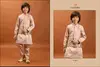Ethni Kidz By Clleora Malai Satin Boys Wear kids Koti Kurta Pajama Wholesale Market