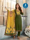 Mandira By Kaya Rayon Printed Surat Kurti With Bottom Dupatta Wholesale Market