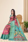 Shrinidhi Soft Silk Kalamkari Printed Designer Saree Catalog