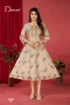 Kesari By Deecee Vartican Foil Printed Anarkali Kurti
