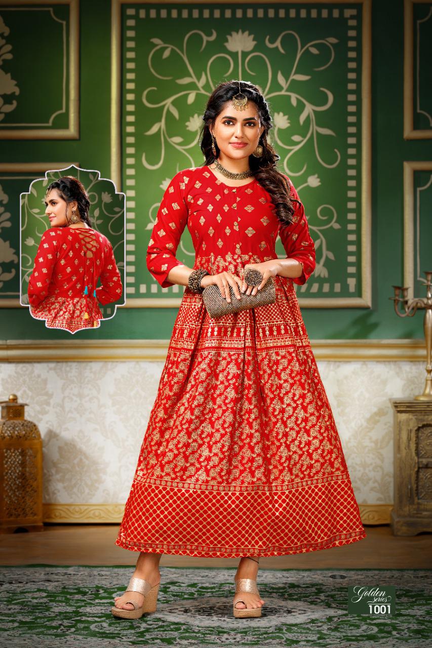 Fashion Talk Golden Series Gorgeous Designer Kurtis Collection
