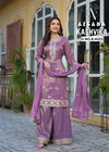 Kashvika By Afsana Viscose Shimmer Embroidery Readymade Suits Exporters In India