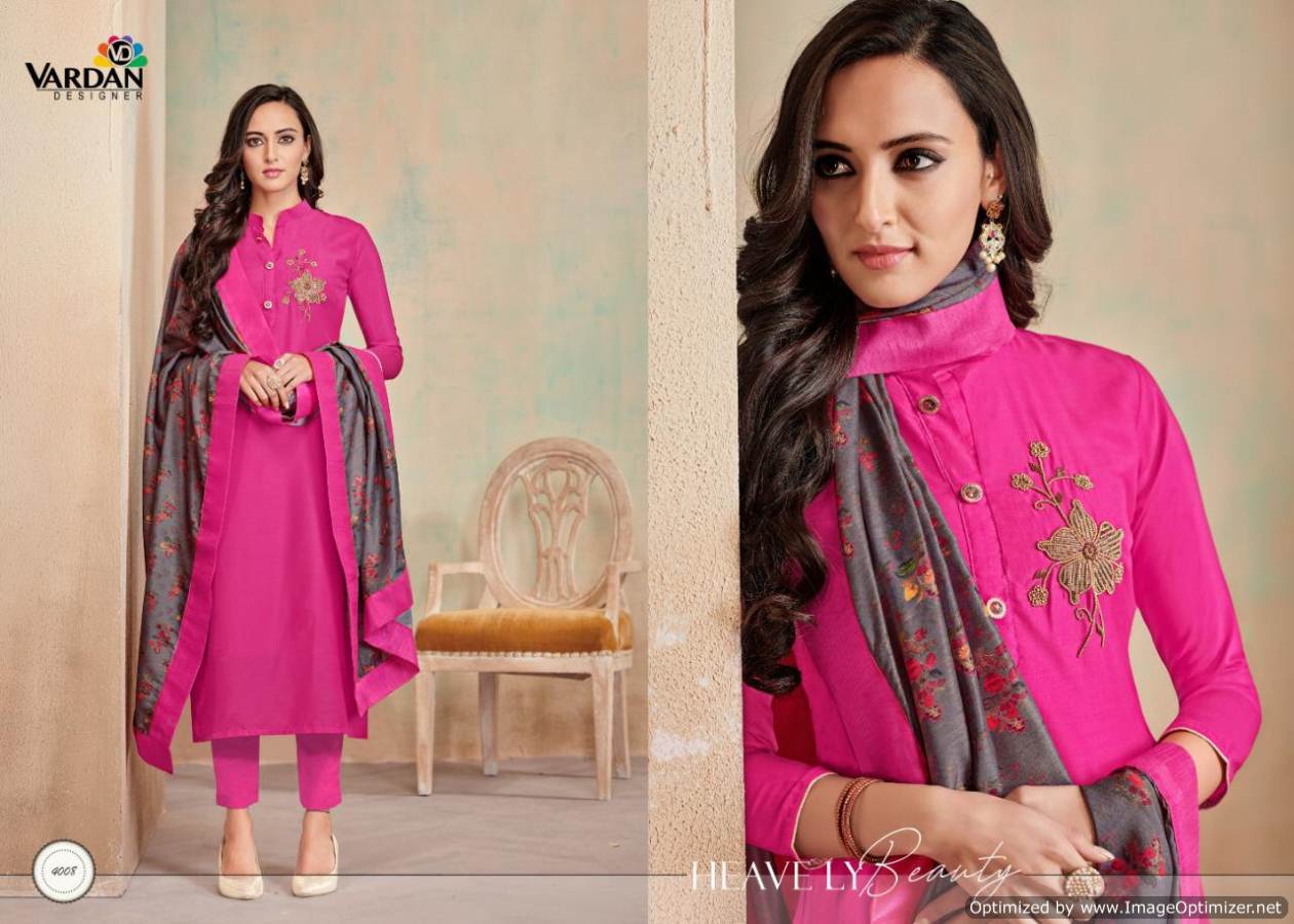 Vardan Kanishka 1 Heavy Designer Ready Made Suit With Embroidery Work and Digital Print Dupatta 
