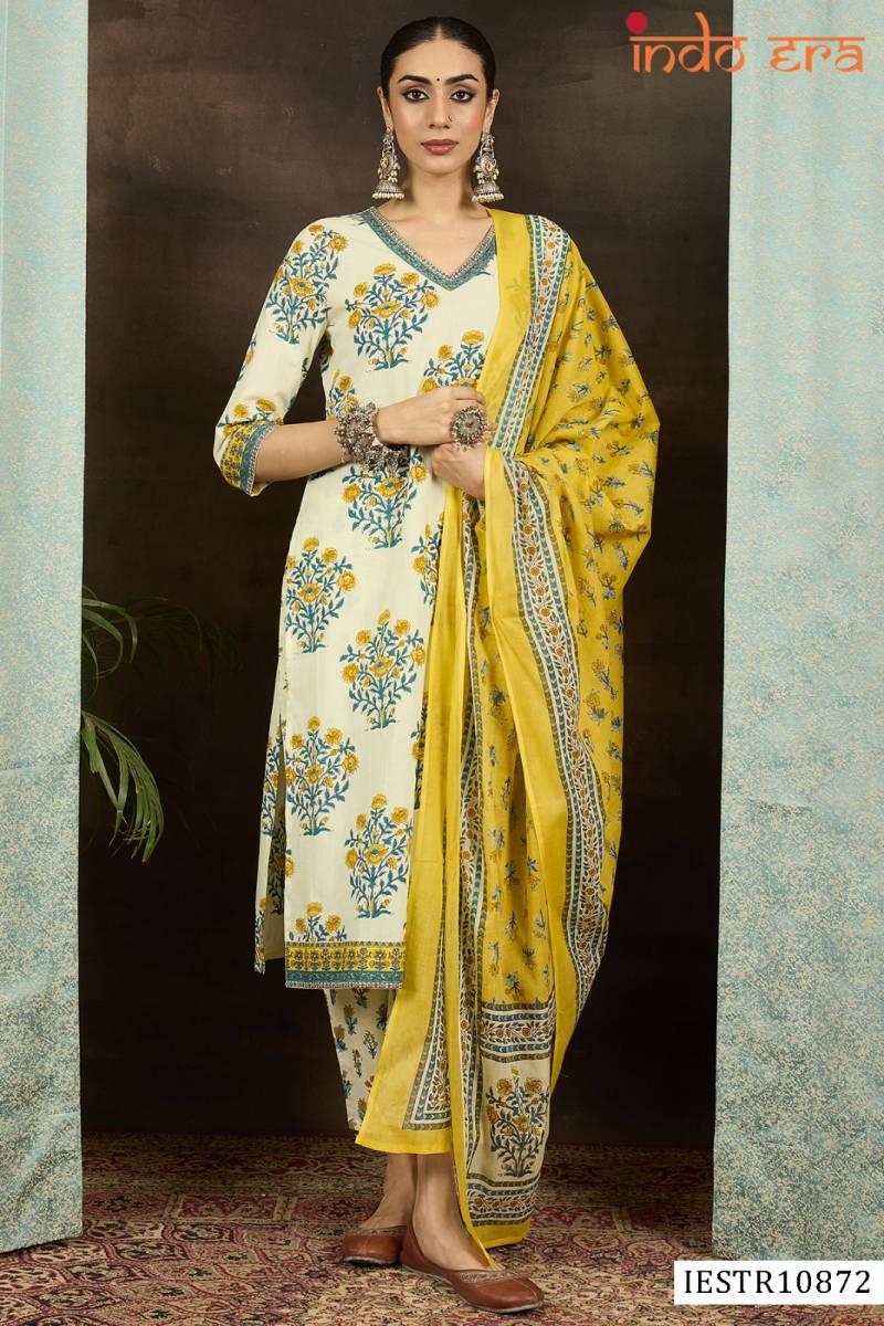 Indo Era 2568 Cotton Printed Readymade Suits Wholesale Shop In Surat
