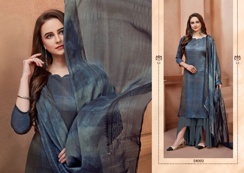 SKT Rehmat Latest Exclusive Collection Of Pure Pashmina Printed Dress Material 