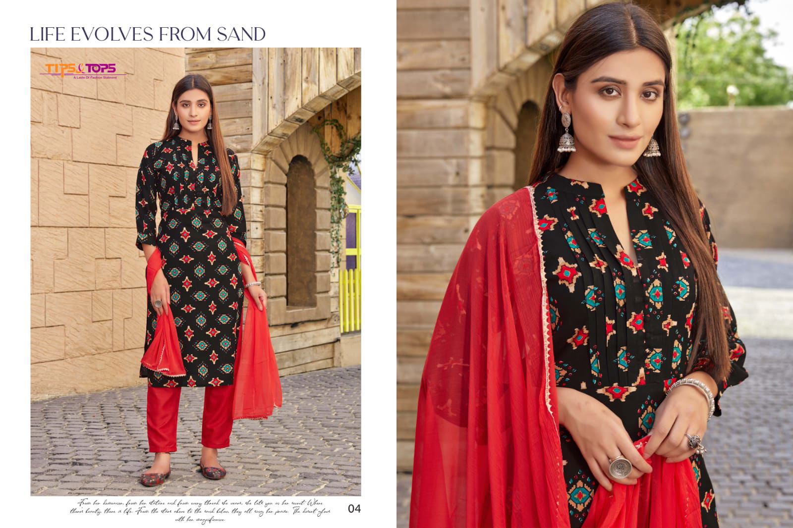 Tips Tops Melody 1 Festive Wear Rayon Printed Designer  Ready Made Collection
