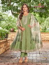 Kesariya By Aanchi Roman Shimmer Surat Kurti With Bottom Dupatta Wholesale Market