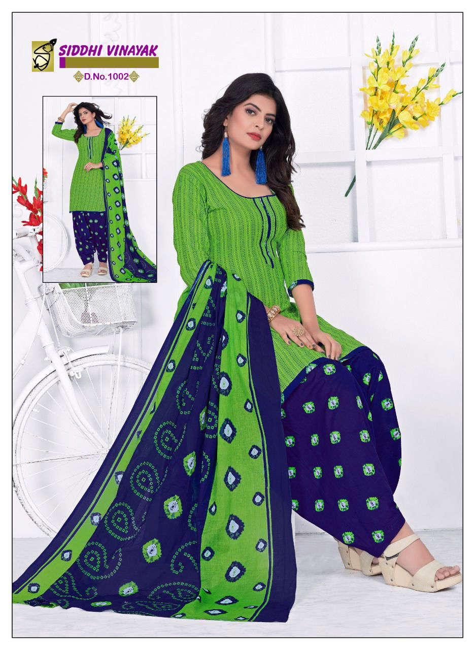 Siddhi Vinayak Patiyala Special 3 Latest Daily Wear Cotton Printed Dress Material Collection