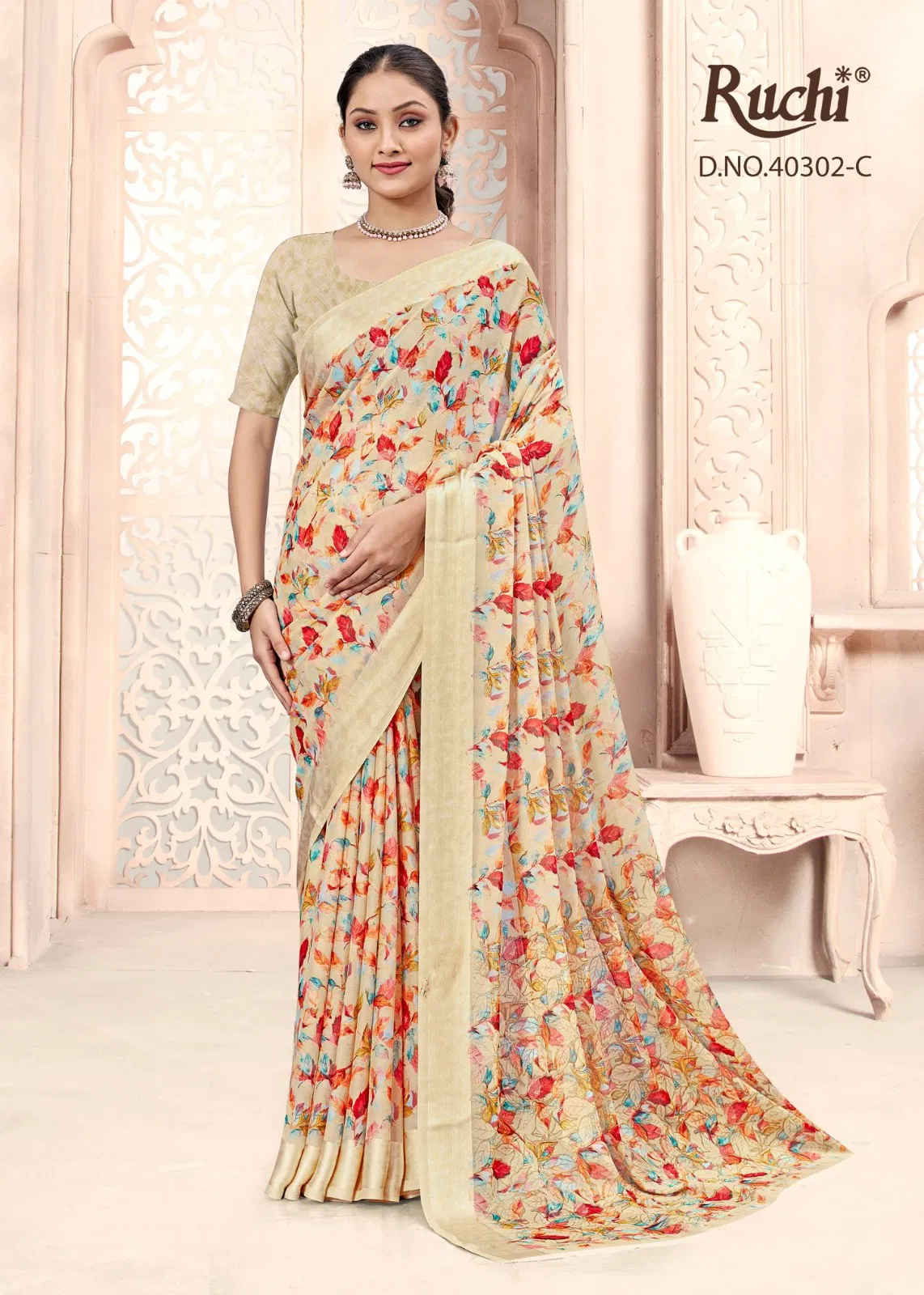 Cherry Vol 44 By Ruchi Chiffon Daily Wear Wholesale Saree Suppliers In Mumbai