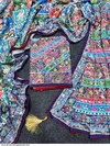 Tew Piping Border Chinon Silk Fancy Saree
