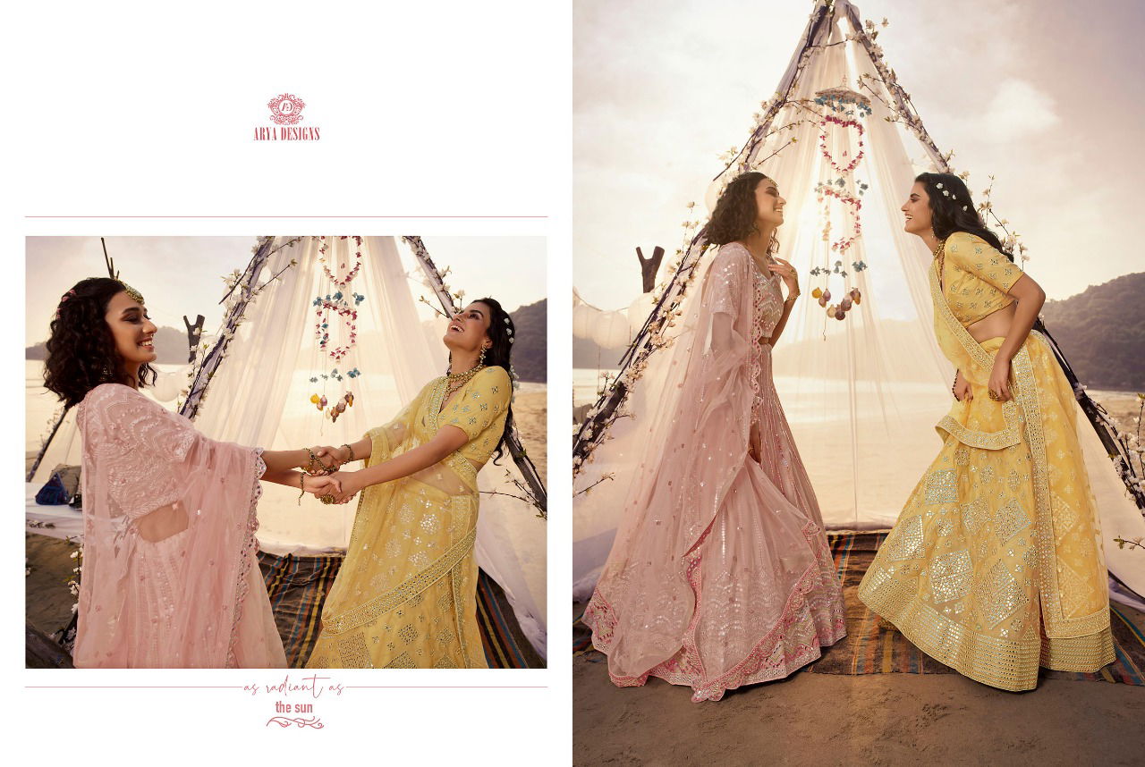 Arya Euphoria 7 Heavy Designer Soft Net Wedding and Partywear Lehenga Choli Collections
