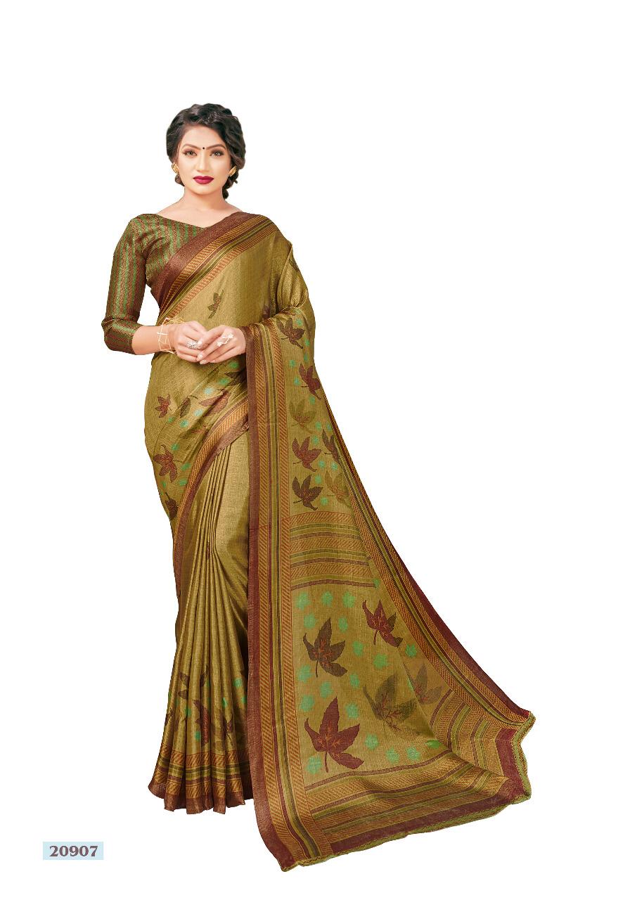 Mintorsi Mysore Silk With Exclusive Print Designer Sarees Collection