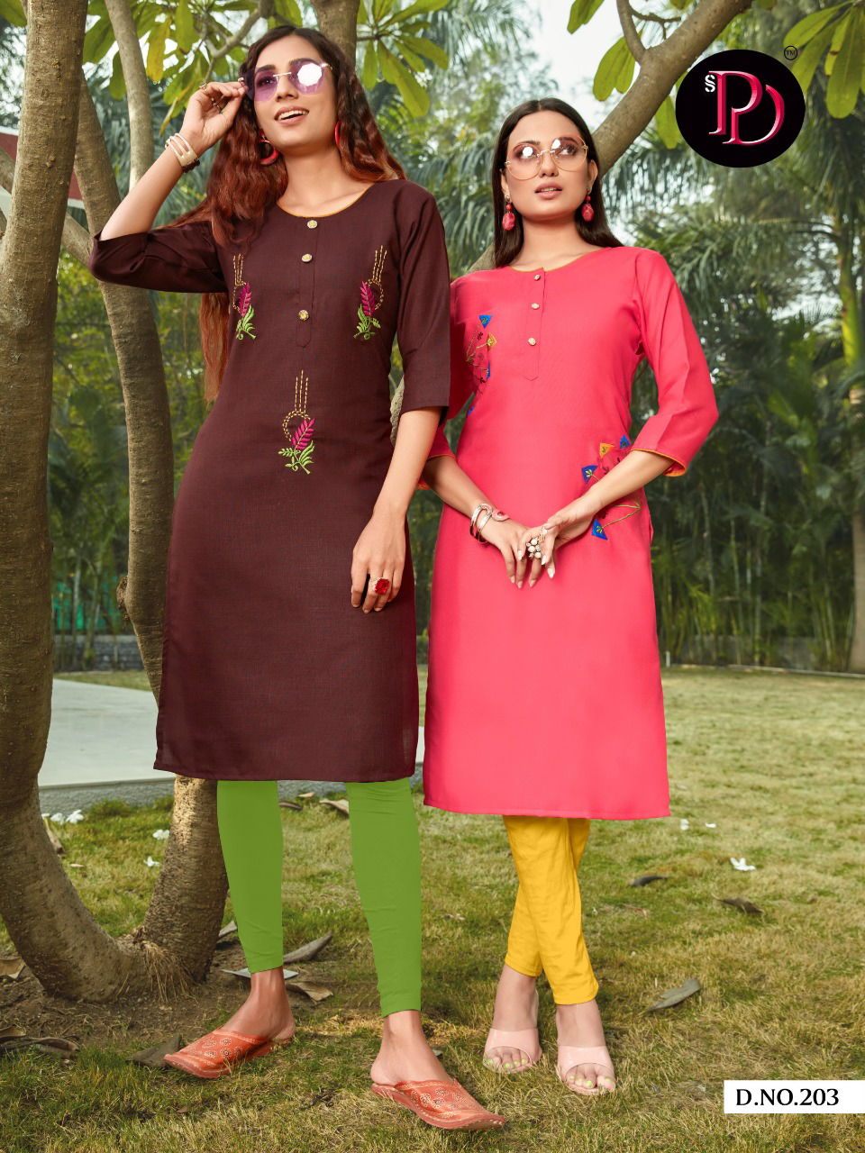 Poorvi Gunjan 2 Latest Feavy Designer Casual Wear Stylish Embroidery Kurtis Collection
